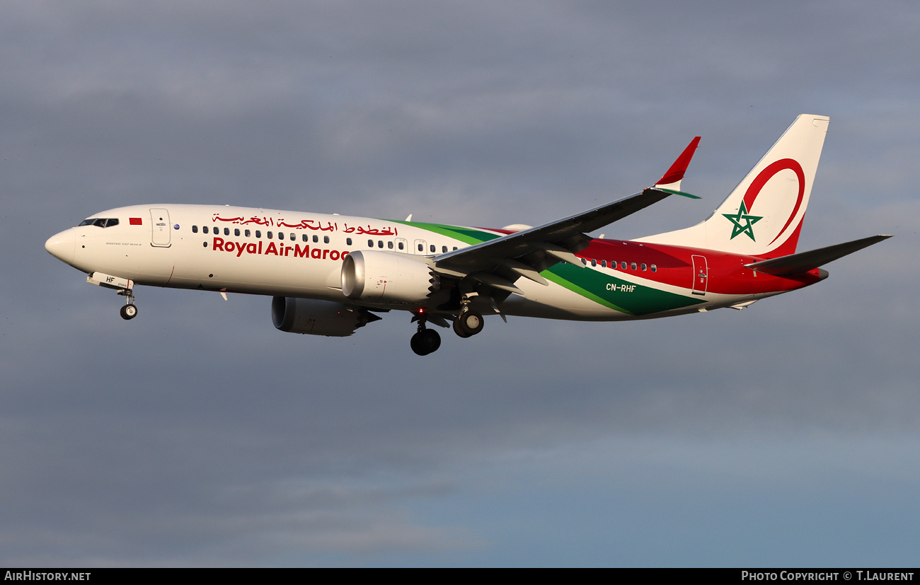Aircraft Photo of CN-RHF | Boeing 737-8 Max 8 | Royal Air Maroc - RAM | AirHistory.net #845238