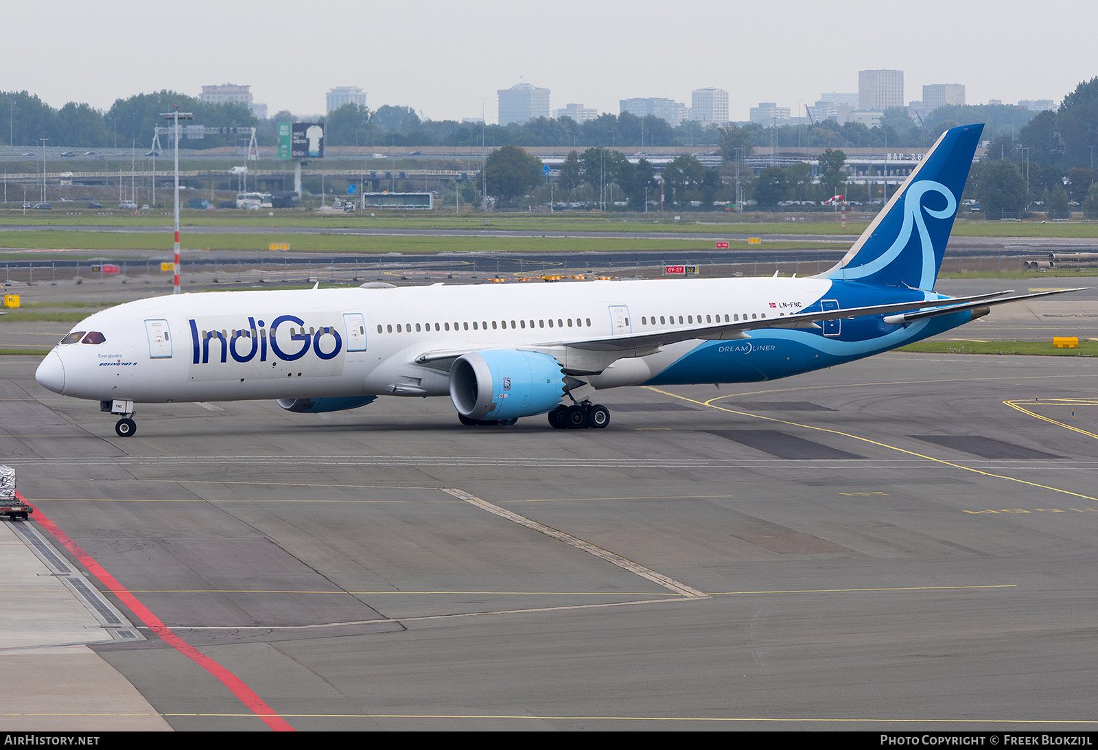 Aircraft Photo of LN-FNC | Boeing 787-9 Dreamliner | IndiGo | AirHistory.net #845245