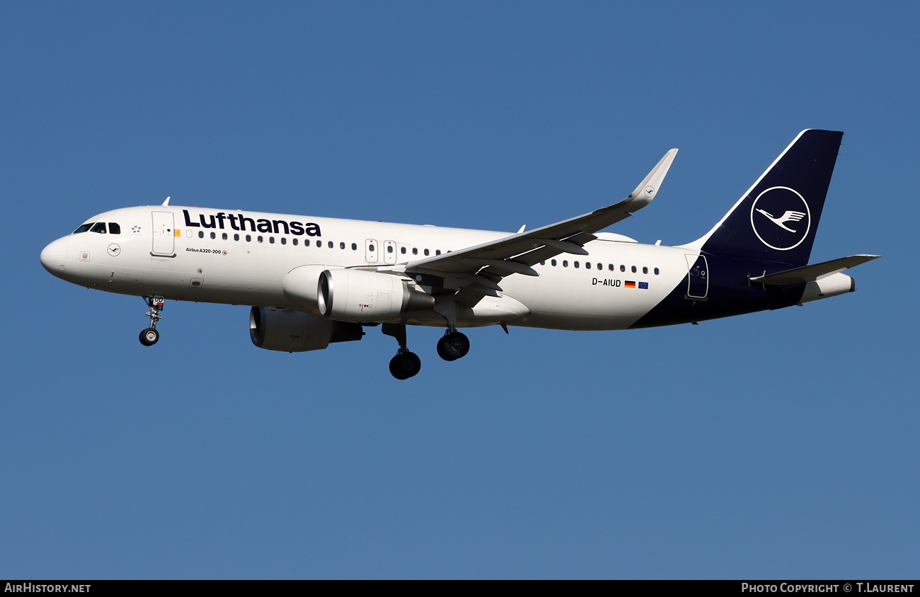 Aircraft Photo of D-AIUD | Airbus A320-214 | Lufthansa | AirHistory.net #845288