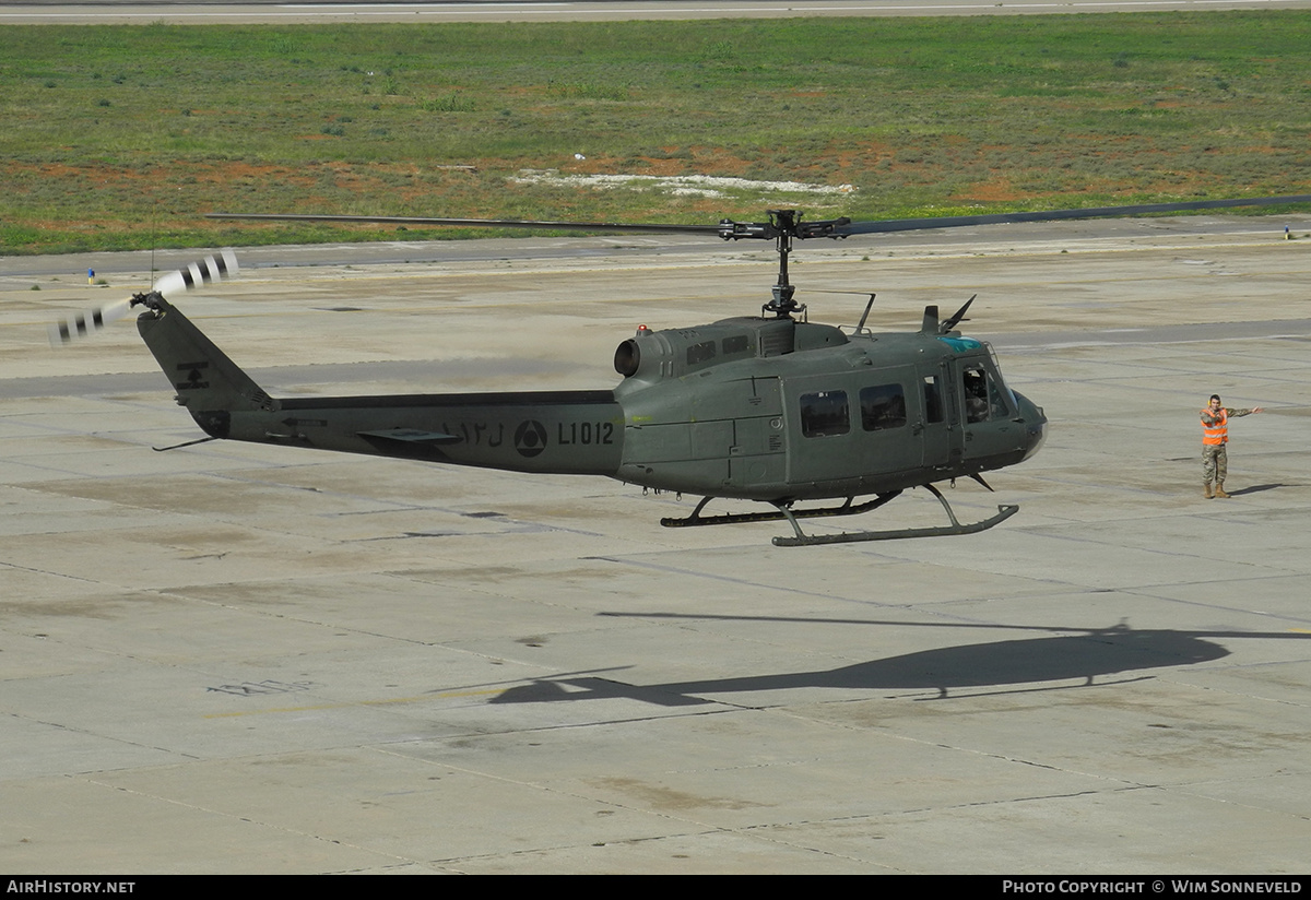 Aircraft Photo of L1012 | Bell UH-1H Iroquois | Lebanon - Air Force | AirHistory.net #845293