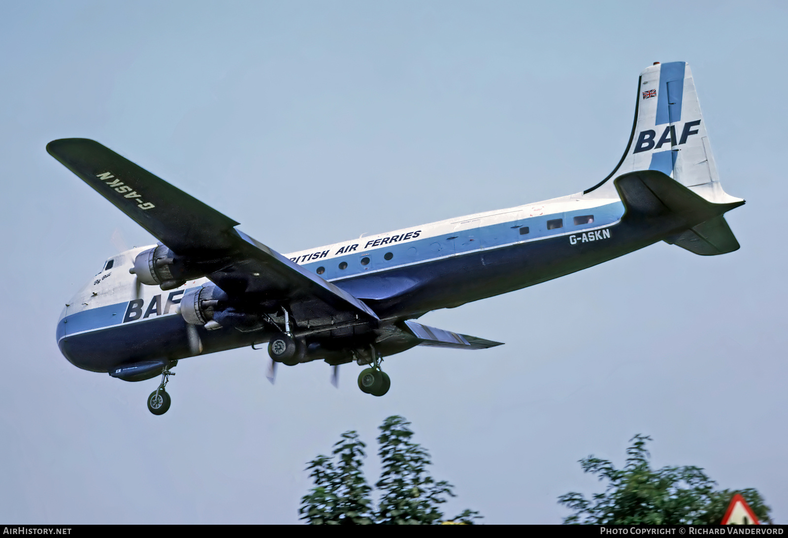 Aircraft Photo of G-ASKN | Aviation Traders ATL-98 Carvair | British Air Ferries - BAF | AirHistory.net #845302