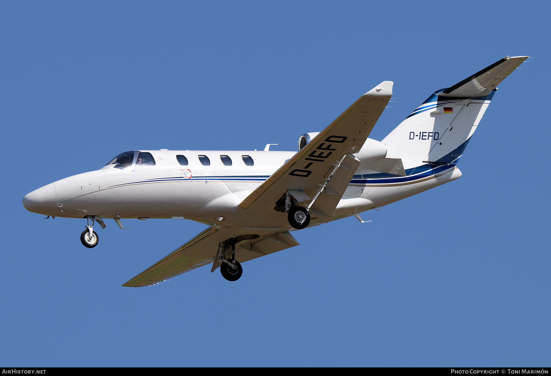 Aircraft Photo of D-IEFD | Cessna 525 CitationJet M2 | AirHistory.net #845310