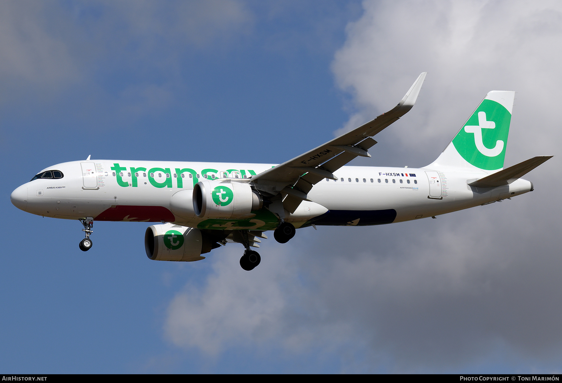 Aircraft Photo of F-HXSM | Airbus A320-252N | Transavia | AirHistory.net #845312