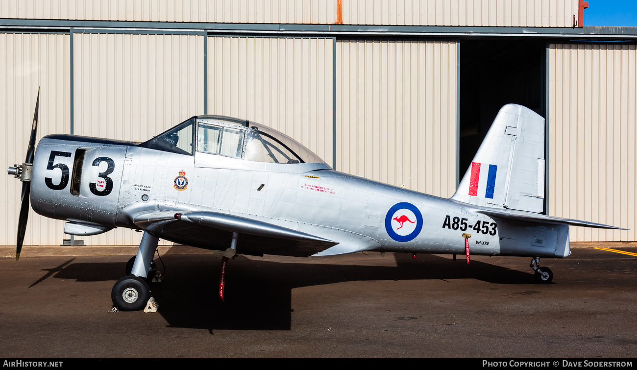 Aircraft Photo of VH-XXE / A85-453 | Commonwealth CA-25 Winjeel | Australia - Air Force | AirHistory.net #845386