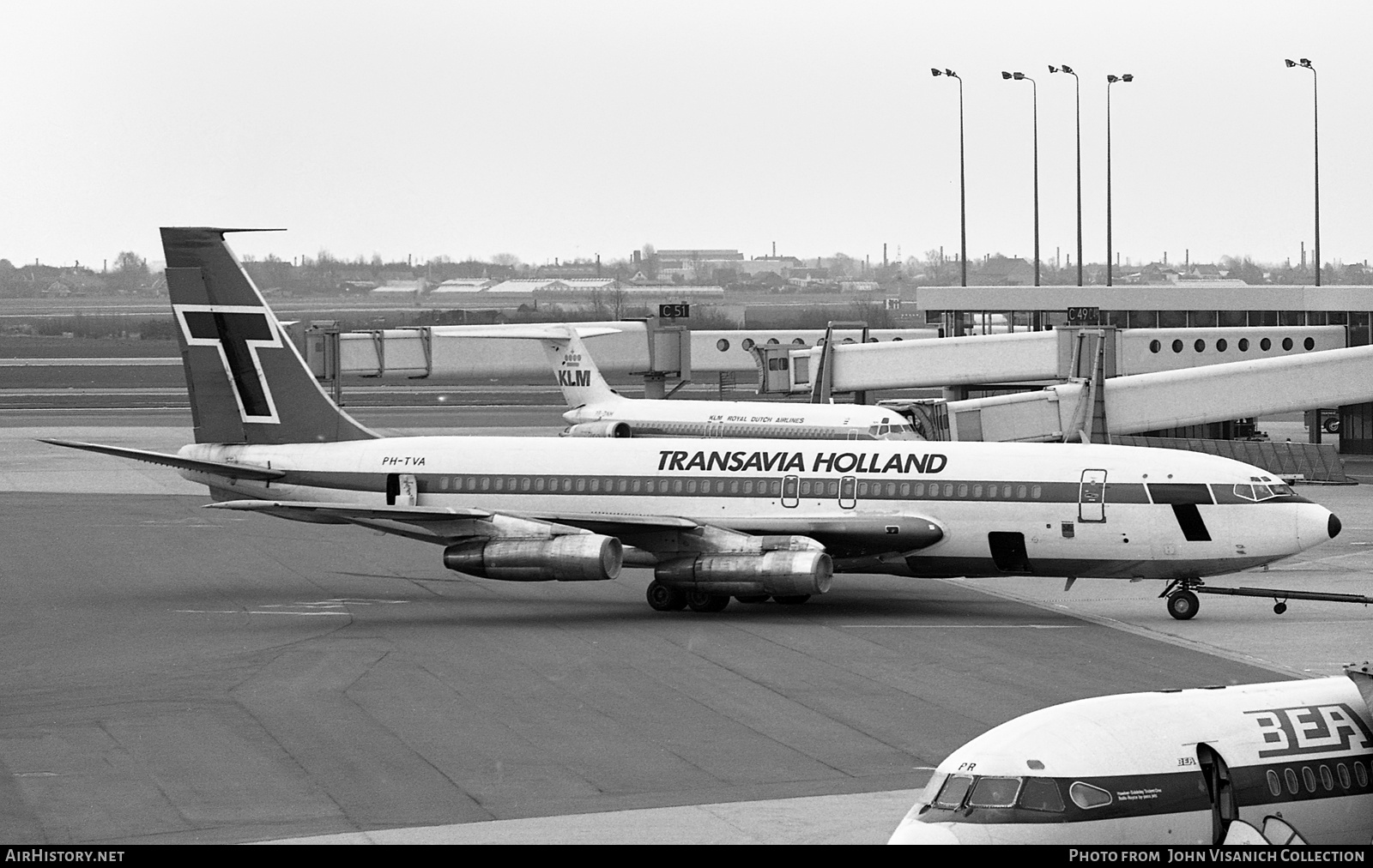 Aircraft Photo of PH-TVA | Boeing 707-123B | Transavia Holland | AirHistory.net #845424