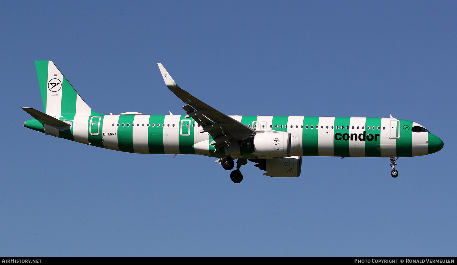 Aircraft Photo of D-ANMY | Airbus A321-271NX | Condor Flugdienst | AirHistory.net #845429