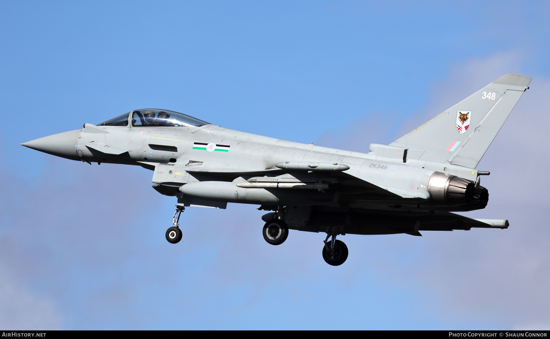 Aircraft Photo of ZK348 | Eurofighter EF-2000 Typhoon FGR4 | UK - Air Force | AirHistory.net #845432