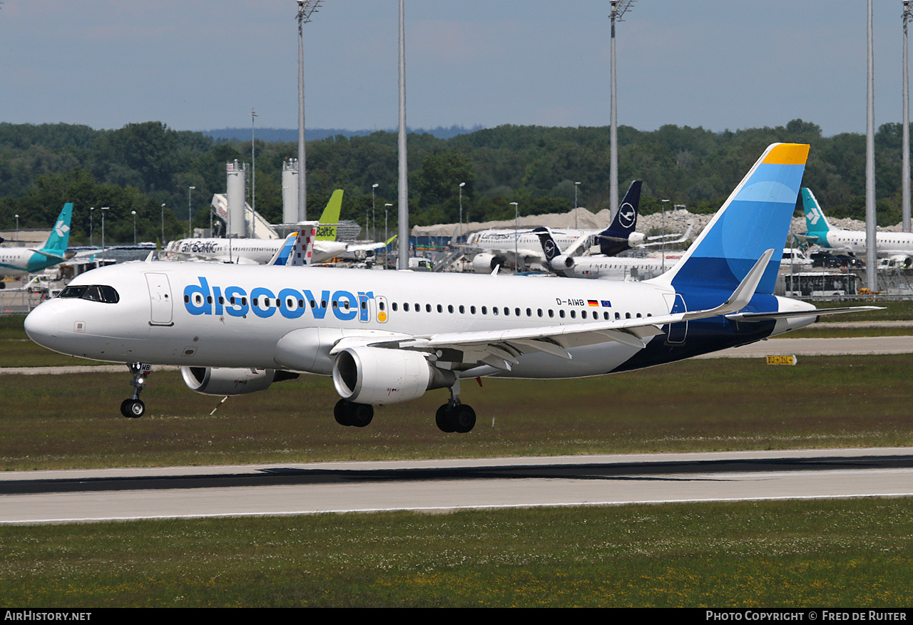 Aircraft Photo of D-AIWB | Airbus A320-214 | Discover Airlines | AirHistory.net #845444
