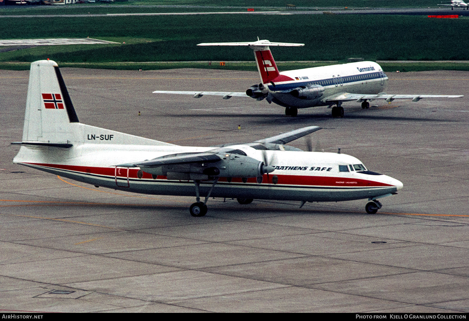 Aircraft Photo of LN-SUF | Fokker F27-100 Friendship | Braathens SAFE | AirHistory.net #845478