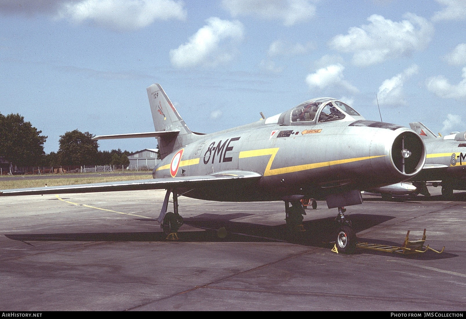 Aircraft Photo of 129 | Dassault MD-454 Mystere IVA | France - Air Force | AirHistory.net #845483
