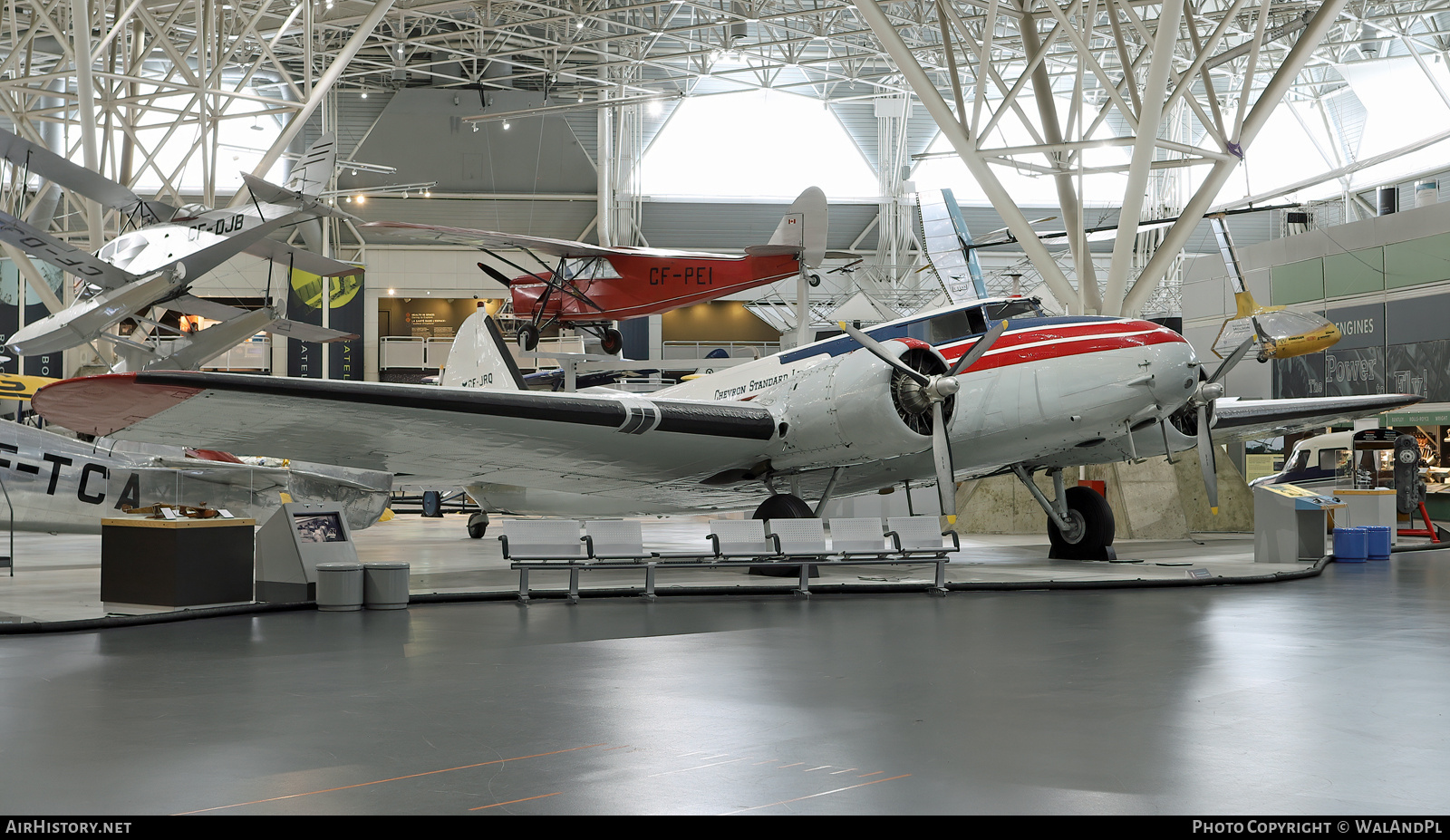 Aircraft Photo of CF-JRQ | Boeing 247D | Chevron Standard | AirHistory.net #845515