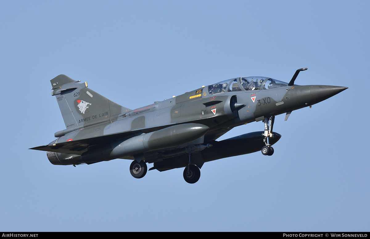 Aircraft Photo of 629 | Dassault Mirage 2000D | France - Air Force | AirHistory.net #845519