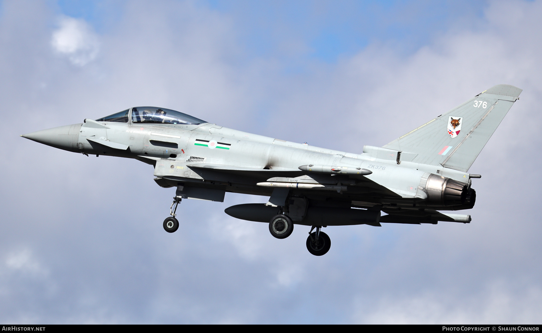 Aircraft Photo of ZK376 | Eurofighter EF-2000 Typhoon FGR4 | UK - Air Force | AirHistory.net #845521