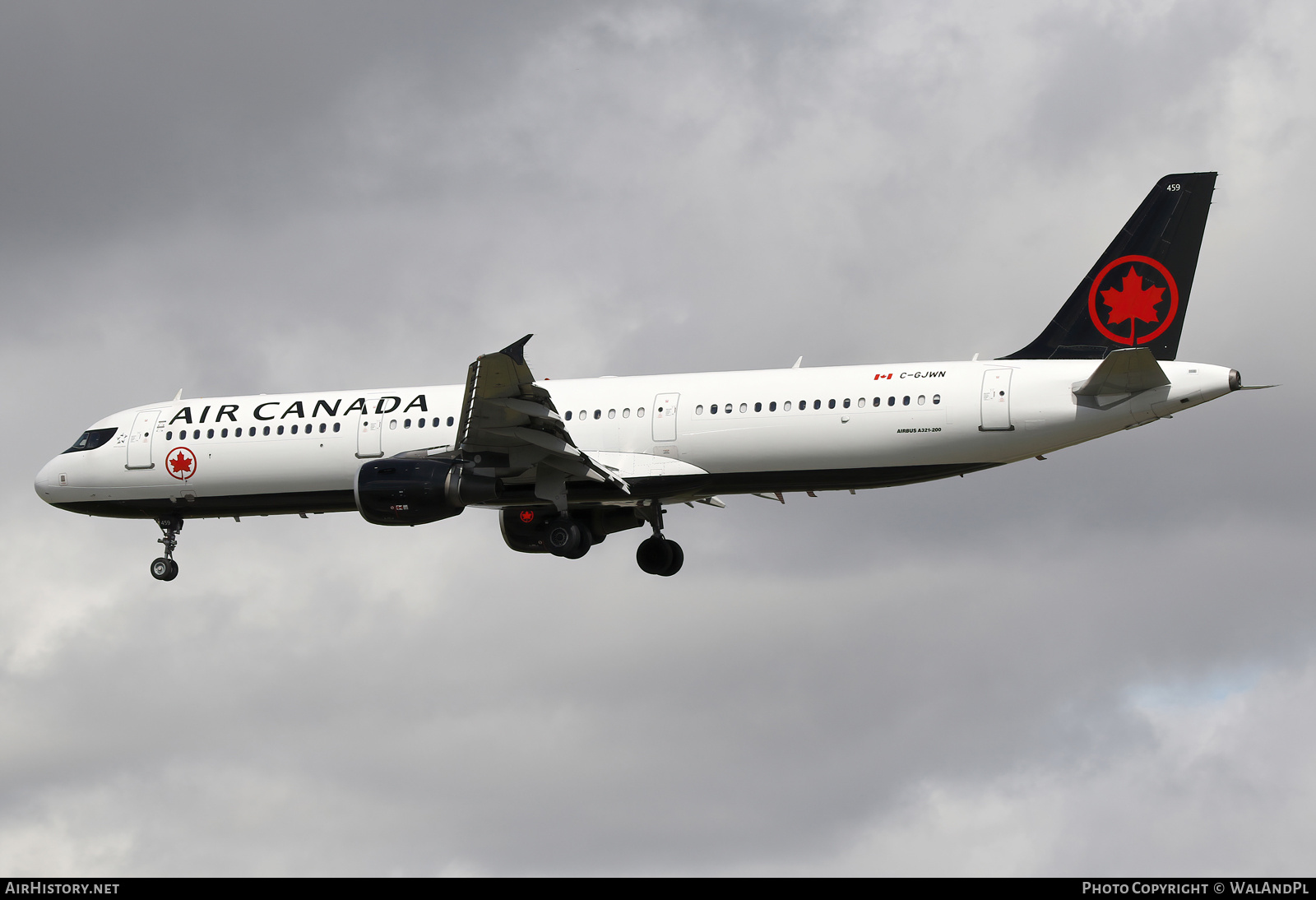 Aircraft Photo of C-GJWN | Airbus A321-211 | Air Canada | AirHistory.net #845524