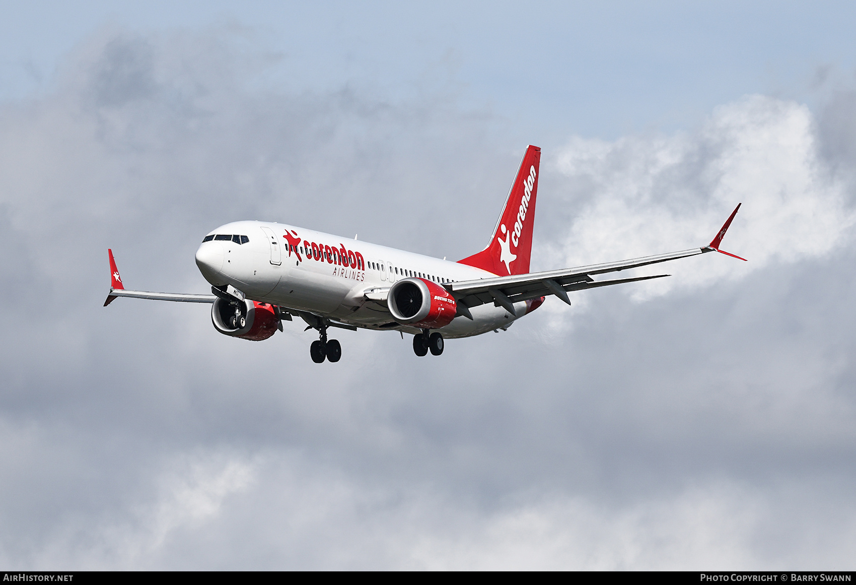 Aircraft Photo of TC-MKD | Boeing 737-8 Max 8 | Corendon Airlines | AirHistory.net #845537