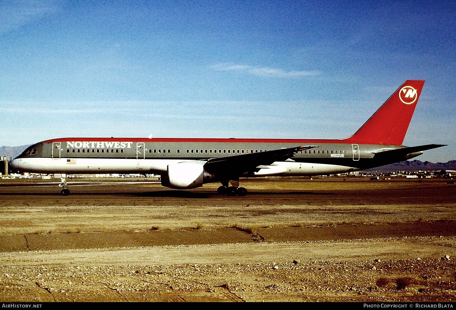 Aircraft Photo of N502US | Boeing 757-251 | Northwest Airlines | AirHistory.net #845541