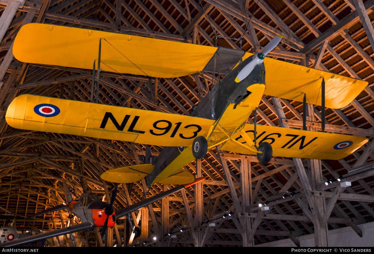 Aircraft Photo of NL913 | De Havilland D.H. 82A Tiger Moth | UK - Air Force | AirHistory.net #845565