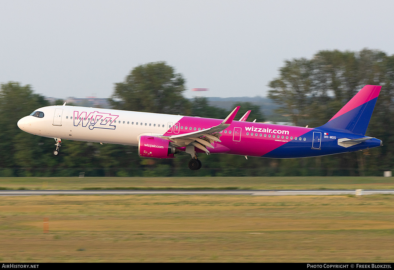 Aircraft Photo of 9H-WDS | Airbus A321-271NX | Wizz Air | AirHistory.net #845572