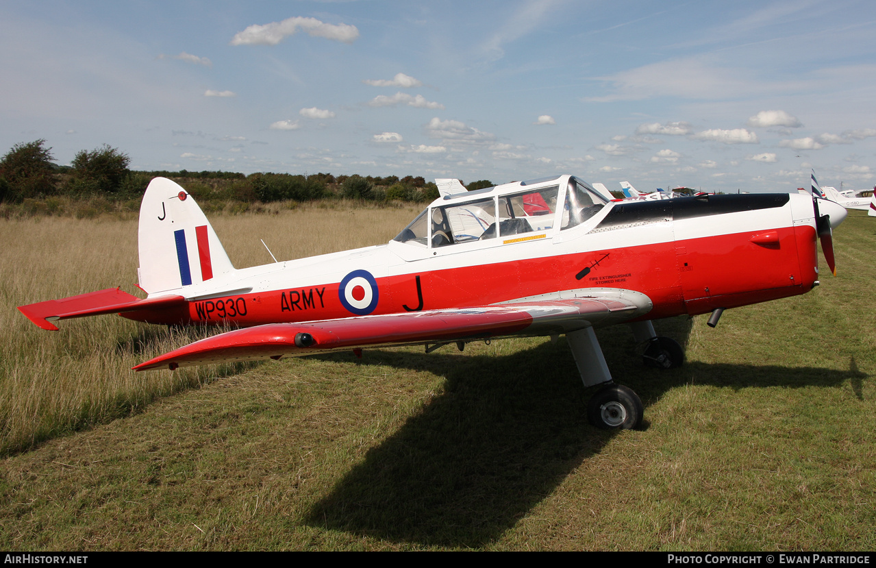 Aircraft Photo of G-BXHF / WP930 | De Havilland DHC-1 Chipmunk Mk22 | UK - Army | AirHistory.net #845585