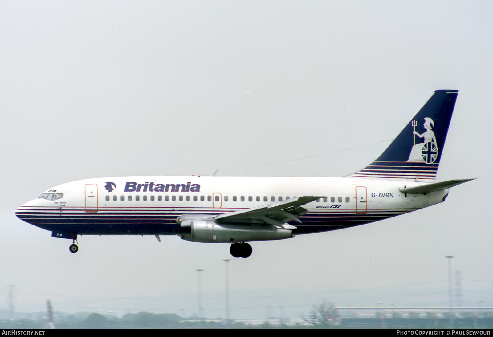 Aircraft Photo of G-AVRN | Boeing 737-204 | Britannia Airways | AirHistory.net #845610