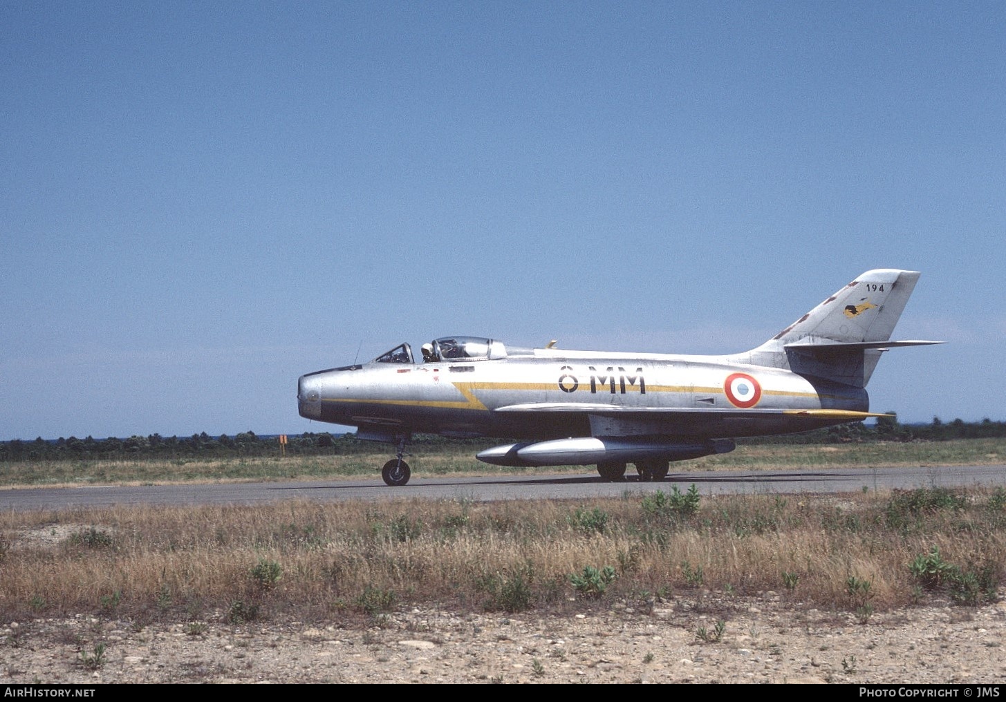 Aircraft Photo of 194 | Dassault MD-454 Mystere IVA | France - Air Force | AirHistory.net #845622