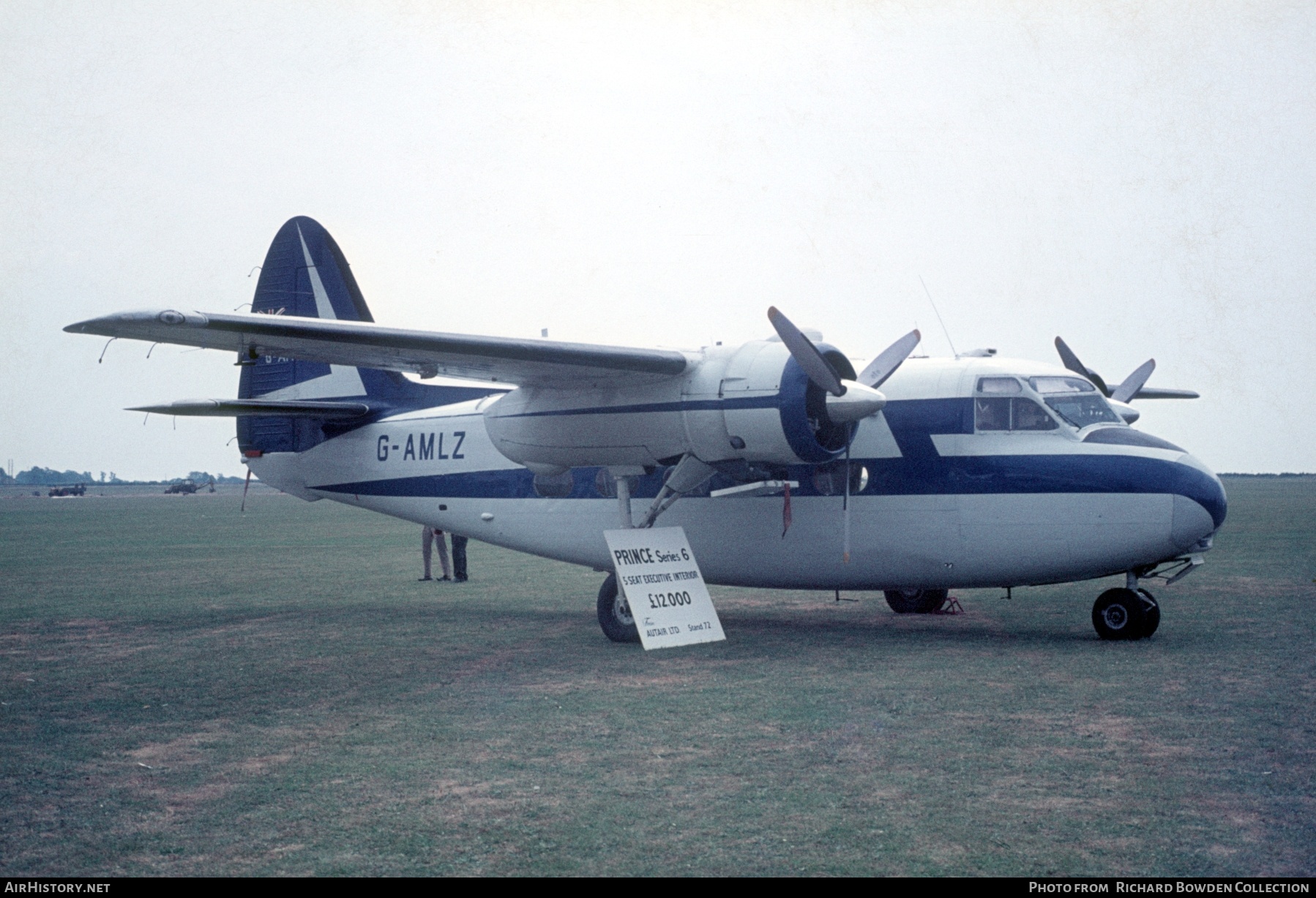 Aircraft Photo of G-AMLZ | Percival P.50 Prince 6E | AirHistory.net #845659