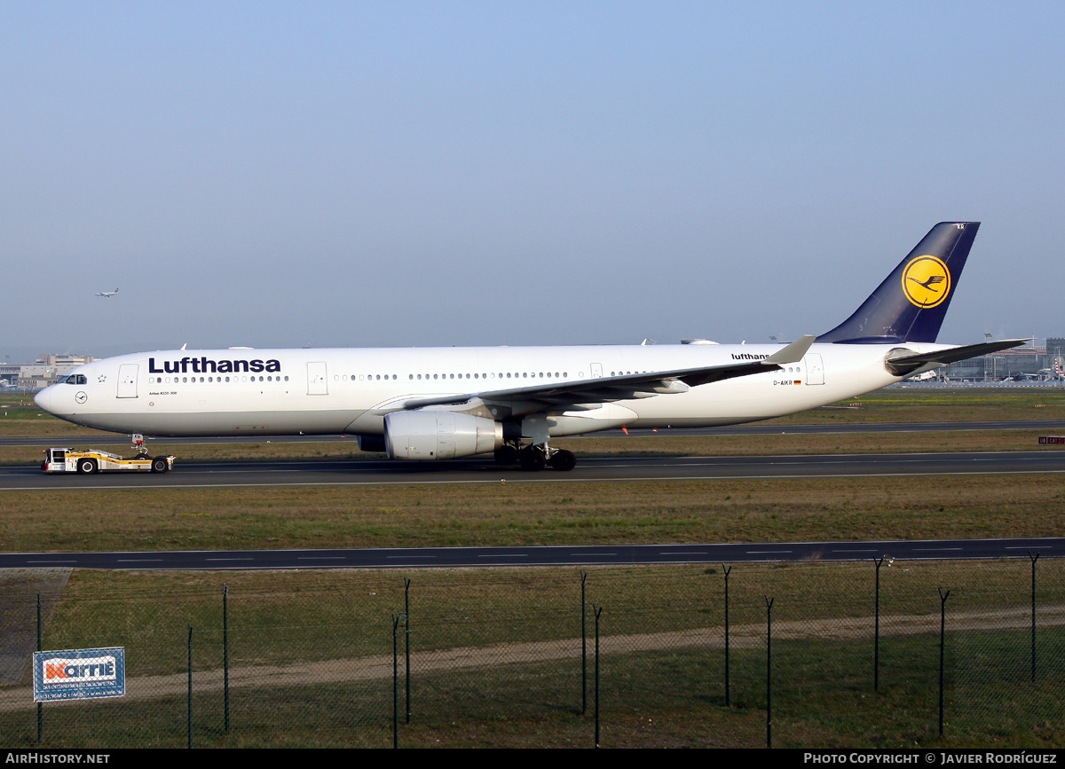 Aircraft Photo of D-AIKR | Airbus A330-343E | Lufthansa | AirHistory.net #845706