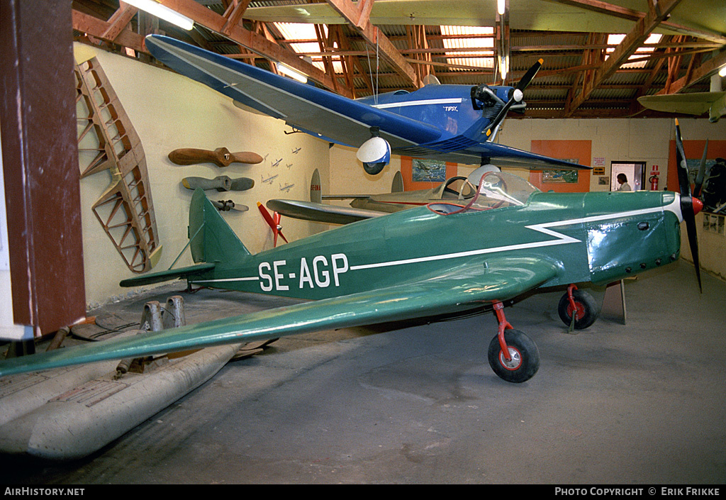 Aircraft Photo of SE-AGP | Tipsy B Trainer 1 | AirHistory.net #845709