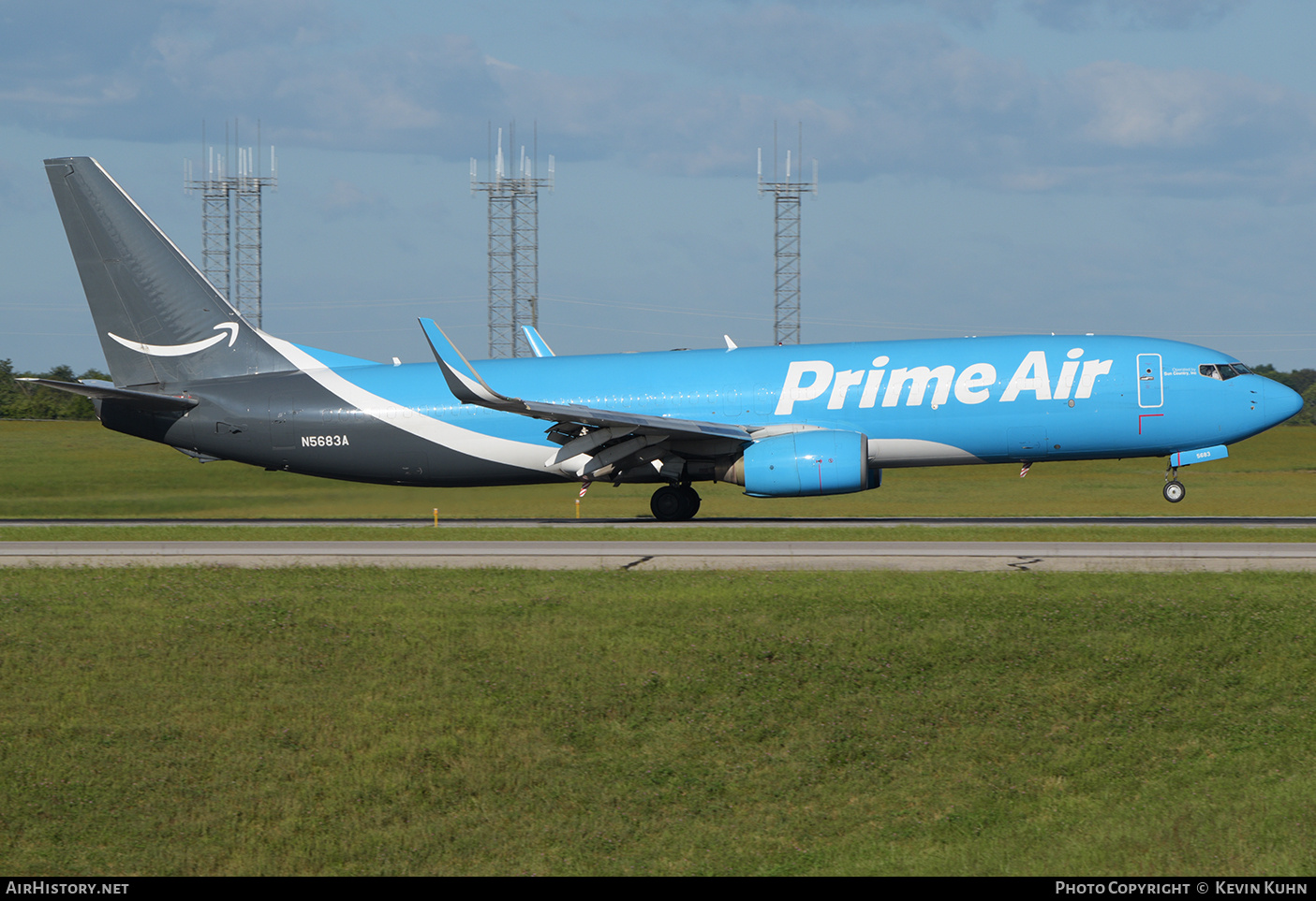 Aircraft Photo of N5683A | Boeing 737-84P(BCF) | Prime Air | AirHistory.net #845712