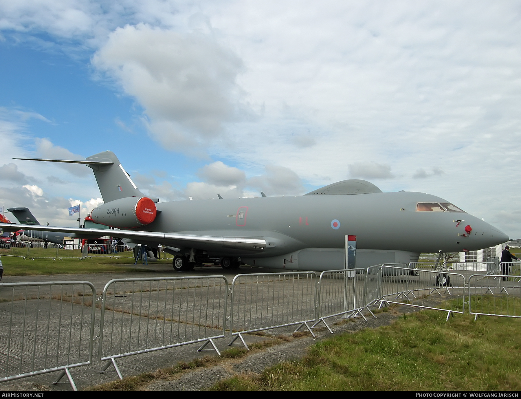 Aircraft Photo of ZJ694 | Bombardier Sentinel R.1 (BD-700-1A10) | UK - Air Force | AirHistory.net #845727