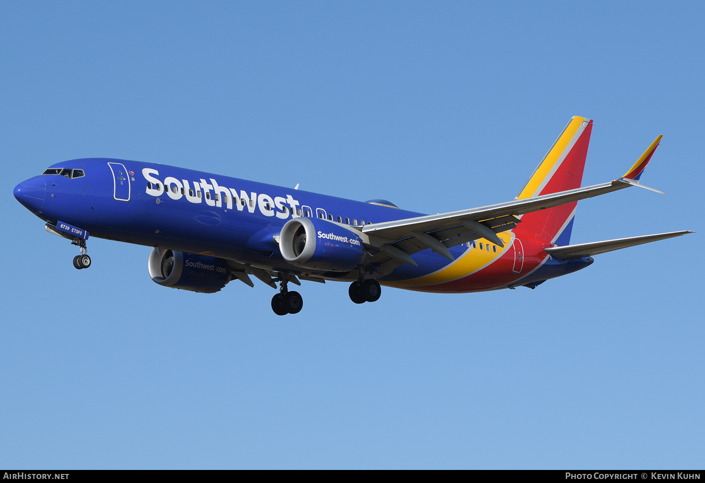 Aircraft Photo of N8739L | Boeing 737-8 Max 8 | Southwest Airlines | AirHistory.net #845735
