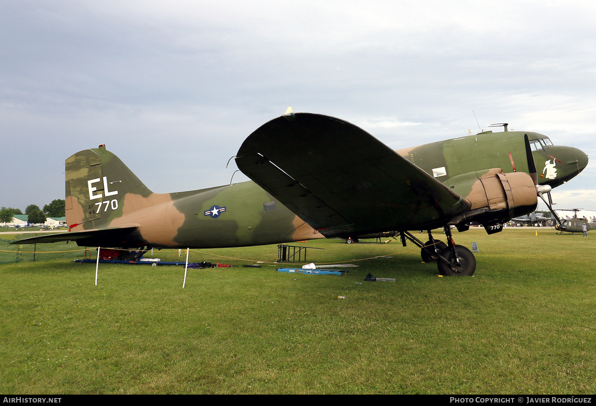 Aircraft Photo of N2805J / AF43-770 | Douglas C-47D Skytrain | USA - Air Force | AirHistory.net #845738