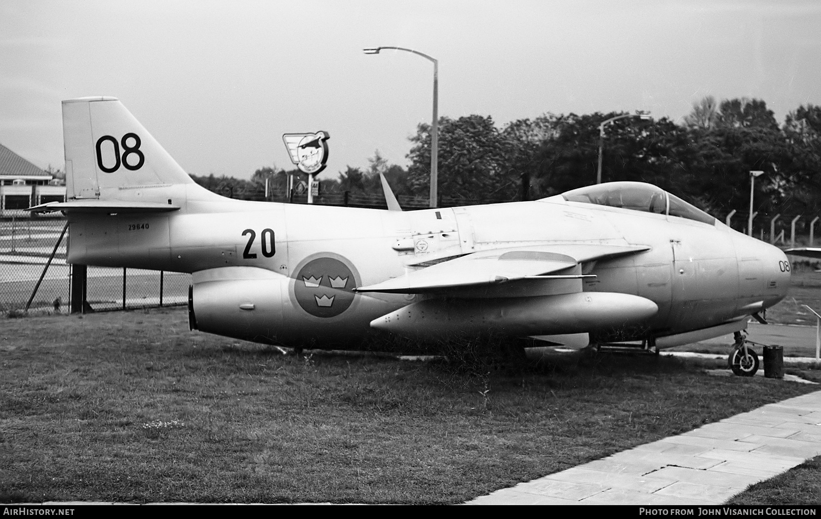 Aircraft Photo of 29640 | Saab J29F Tunnan | Sweden - Air Force | AirHistory.net #845749