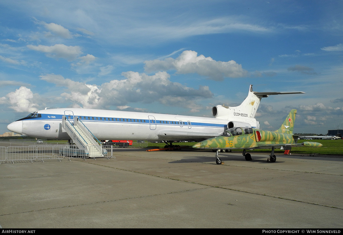 Aircraft Photo of CCCP-85035 | Tupolev Tu-155 | MAP Zhukovski LII | AirHistory.net #845769