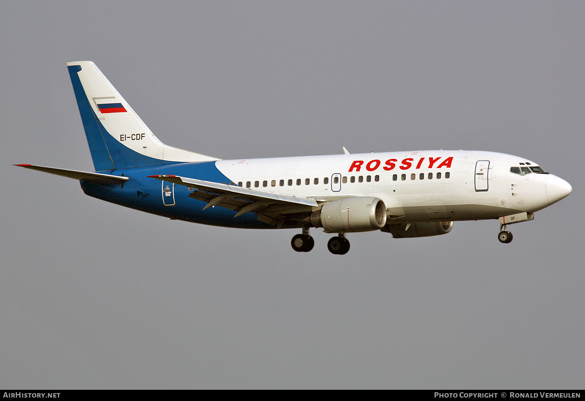 Aircraft Photo of EI-CDF | Boeing 737-548 | Rossiya - Russian Airlines | AirHistory.net #845788