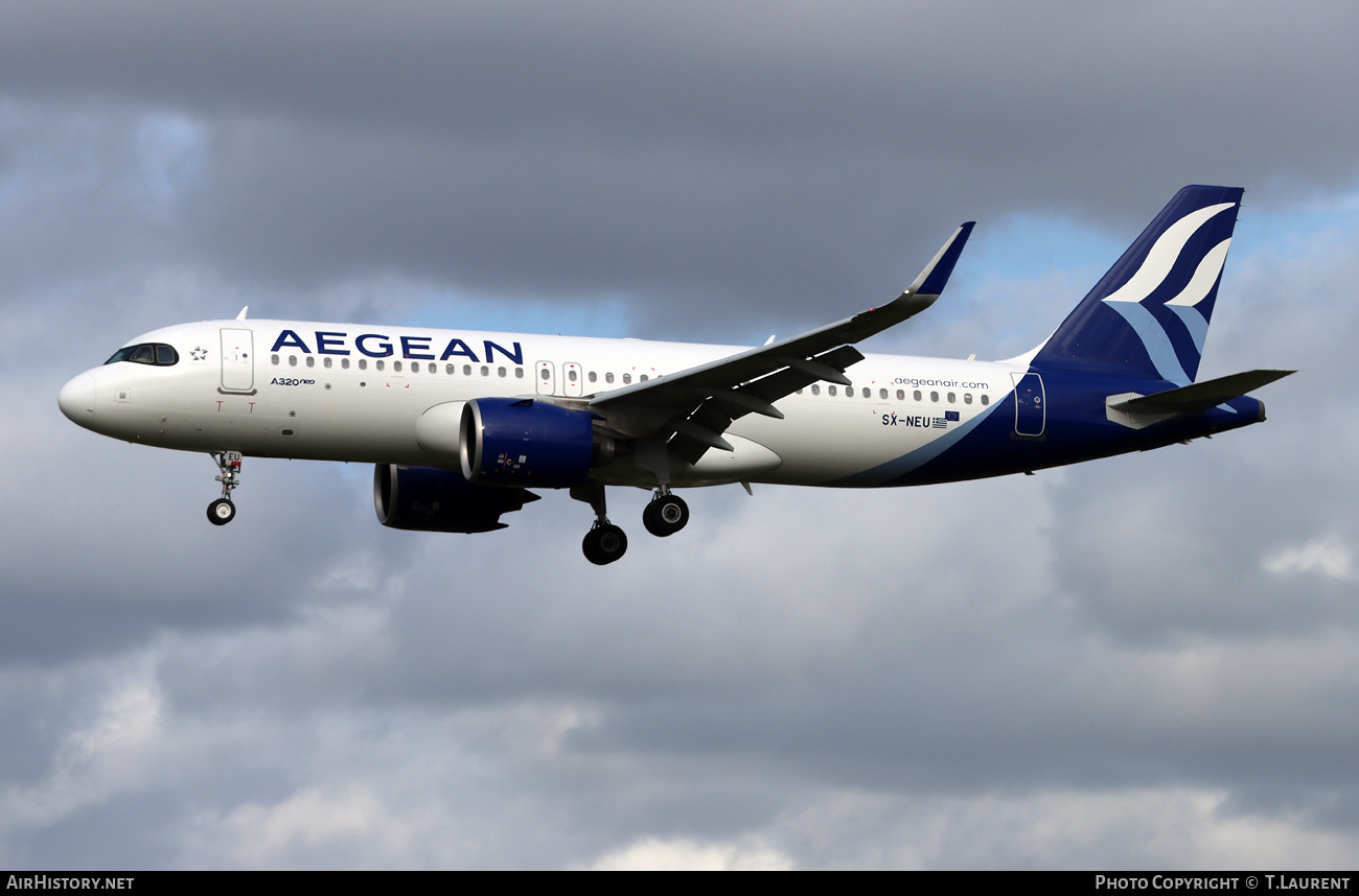 Aircraft Photo of SX-NEU | Airbus A320-271N | Aegean Airlines | AirHistory.net #845799