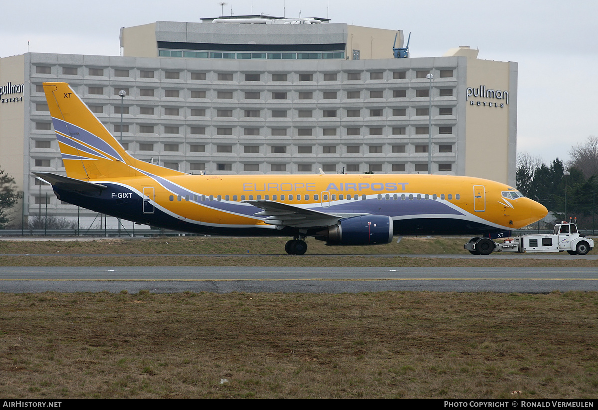 Aircraft Photo of F-GIXT | Boeing 737-39M(QC) | Europe Airpost | AirHistory.net #845820