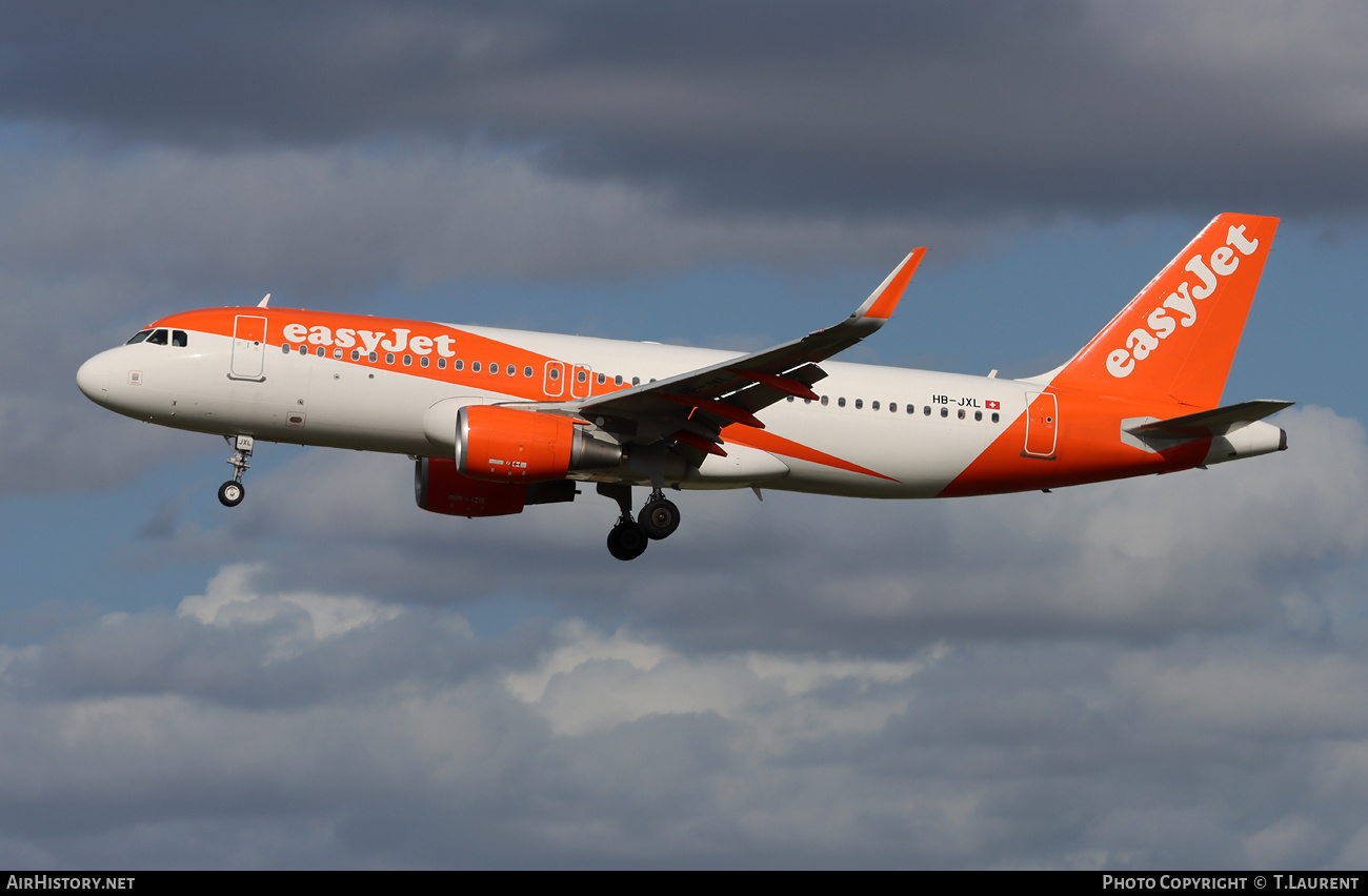 Aircraft Photo of HB-JXL | Airbus A320-214 | EasyJet | AirHistory.net #845827