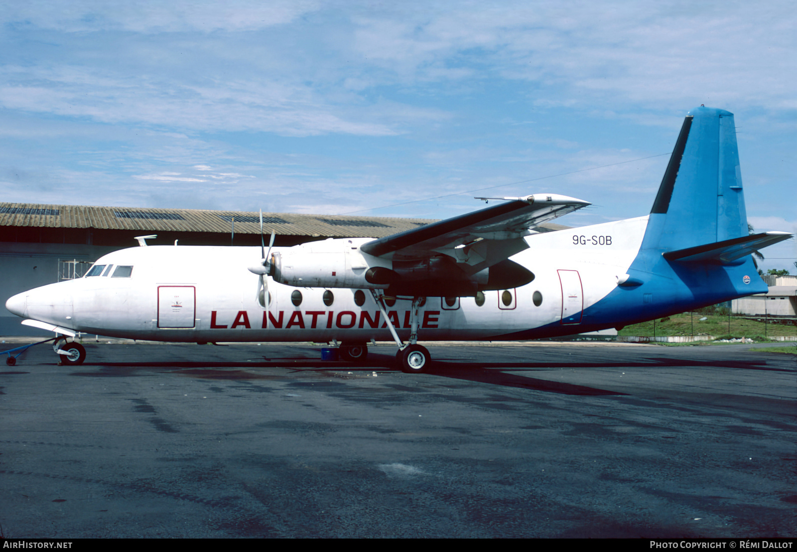 Aircraft Photo of 9G-SOB | Fokker F27-100 Friendship | La Nationale | AirHistory.net #845834