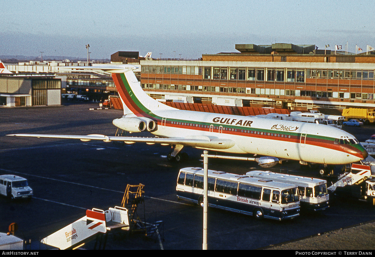 Aircraft Photo of A4O-VC | Vickers VC10 Srs1101 | Gulf Air | AirHistory.net #845854