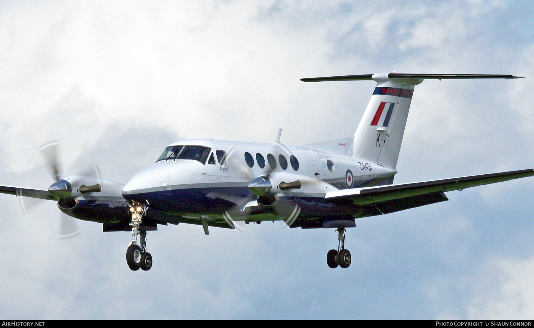 Aircraft Photo of ZK451 | Raytheon B200 King Air | UK - Air Force | AirHistory.net #845862