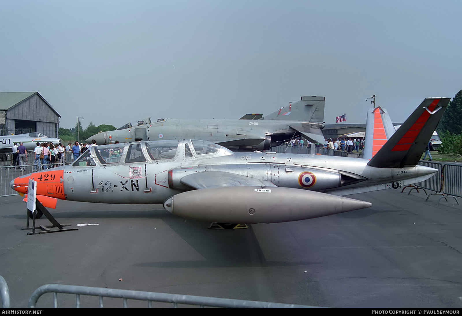 Aircraft Photo of 429 | Fouga CM-170R Magister | France - Air Force | AirHistory.net #845917