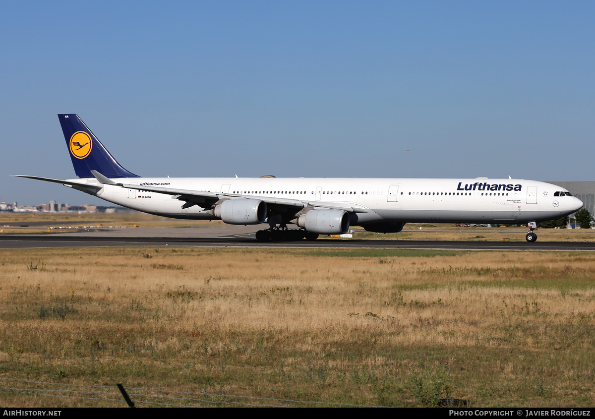 Aircraft Photo of D-AIHA | Airbus A340-642 | Lufthansa | AirHistory.net #845930