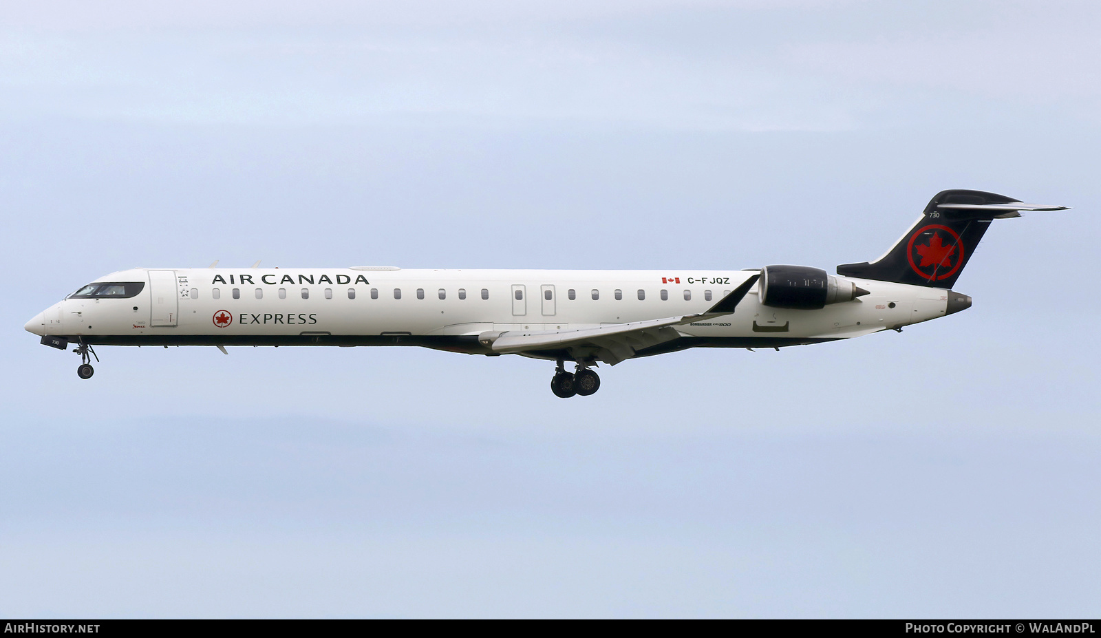 Aircraft Photo of C-FJQZ | Bombardier CRJ-900 (CL-600-2D24) | Air Canada Express | AirHistory.net #845931