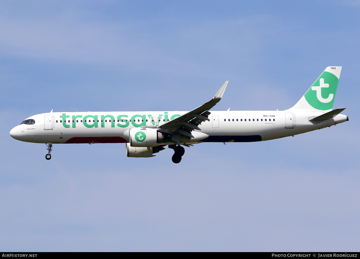 Aircraft Photo of PH-YHV | Airbus A321-251NX | Transavia | AirHistory.net #845954