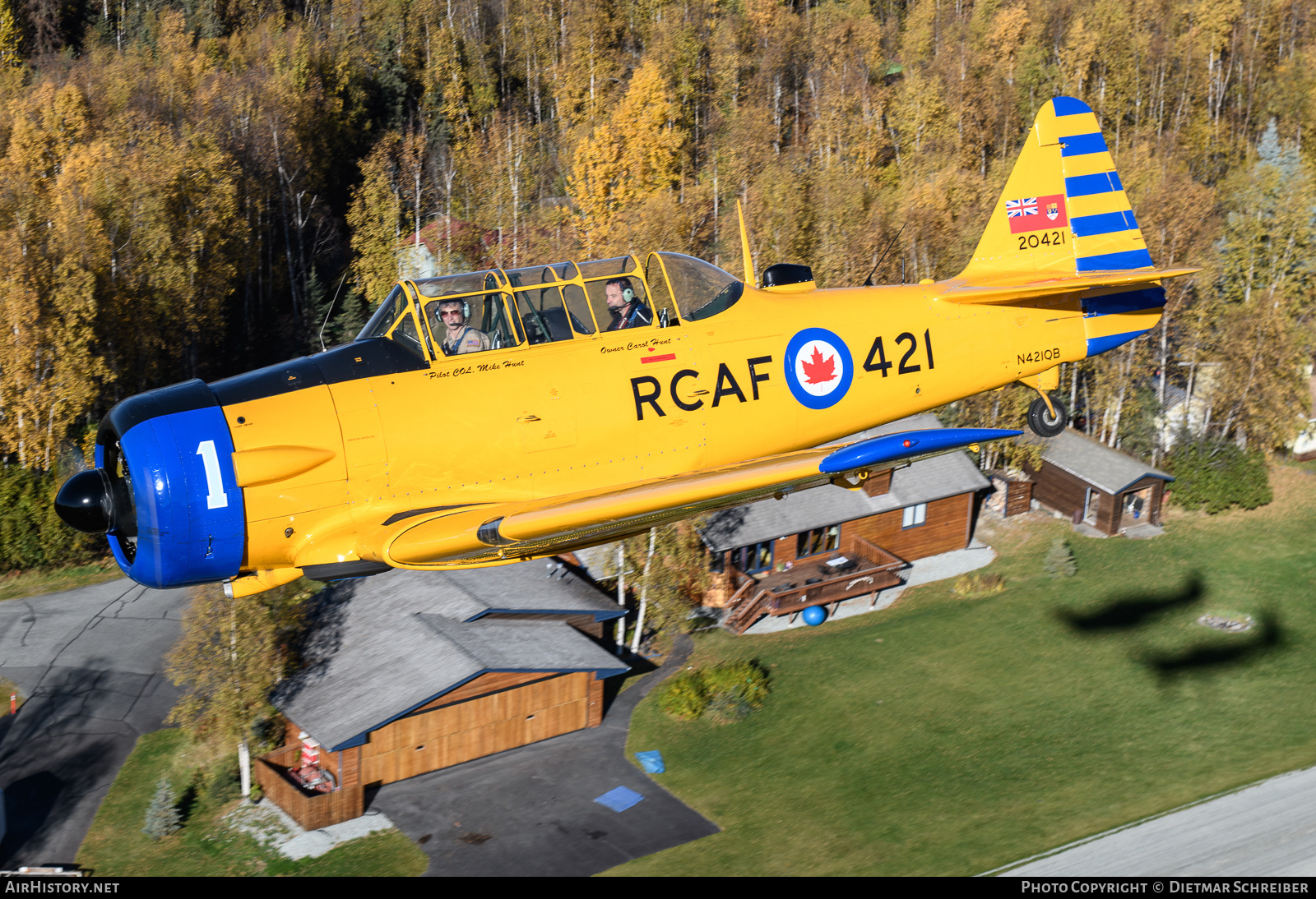Aircraft Photo of N421QB / 20421 | North American Harvard Mk4 | Canada - Air Force | AirHistory.net #845961