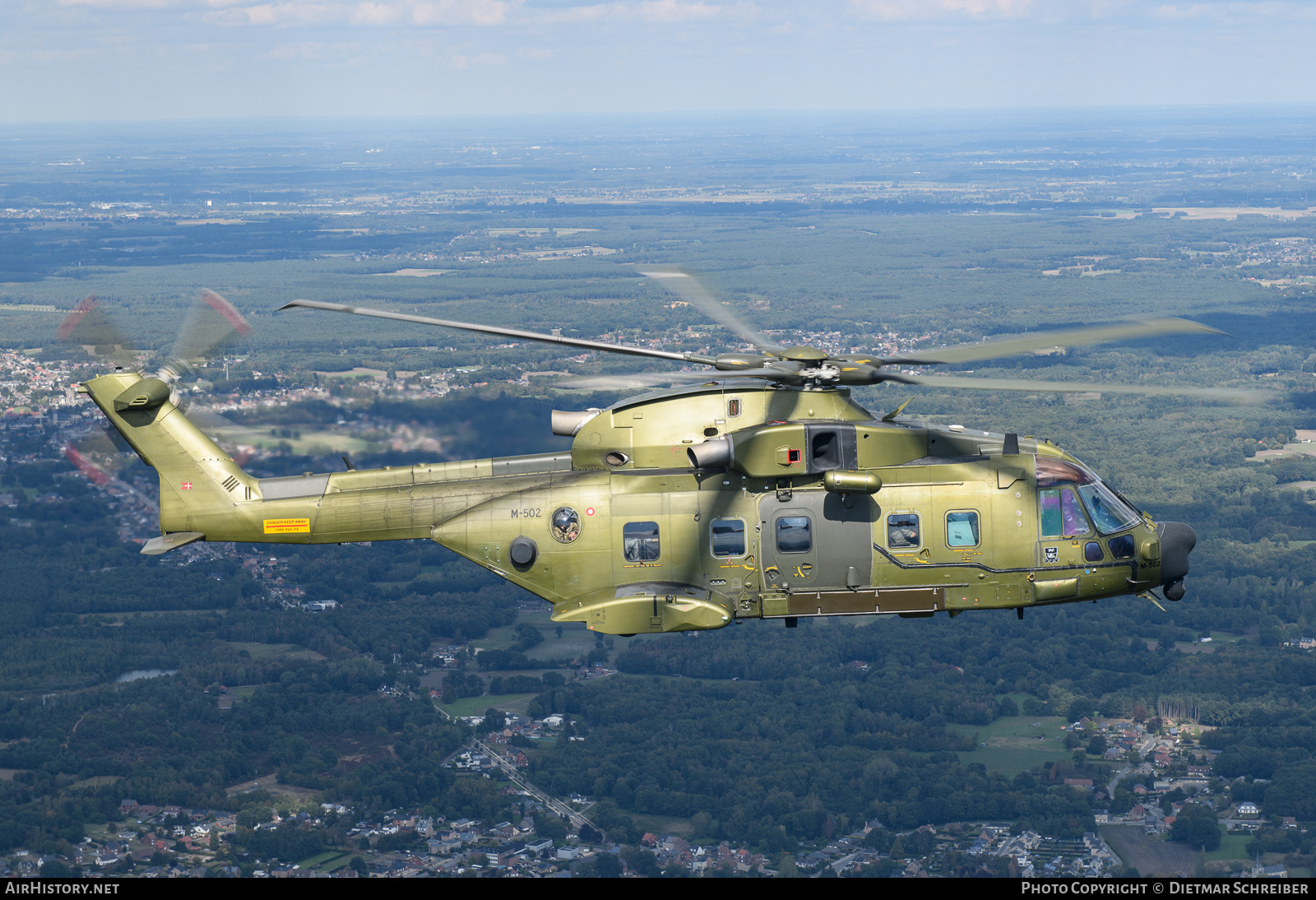 Aircraft Photo of M-502 | AgustaWestland EH101-512 Merlin Joint Supporter | Denmark - Air Force | AirHistory.net #845964