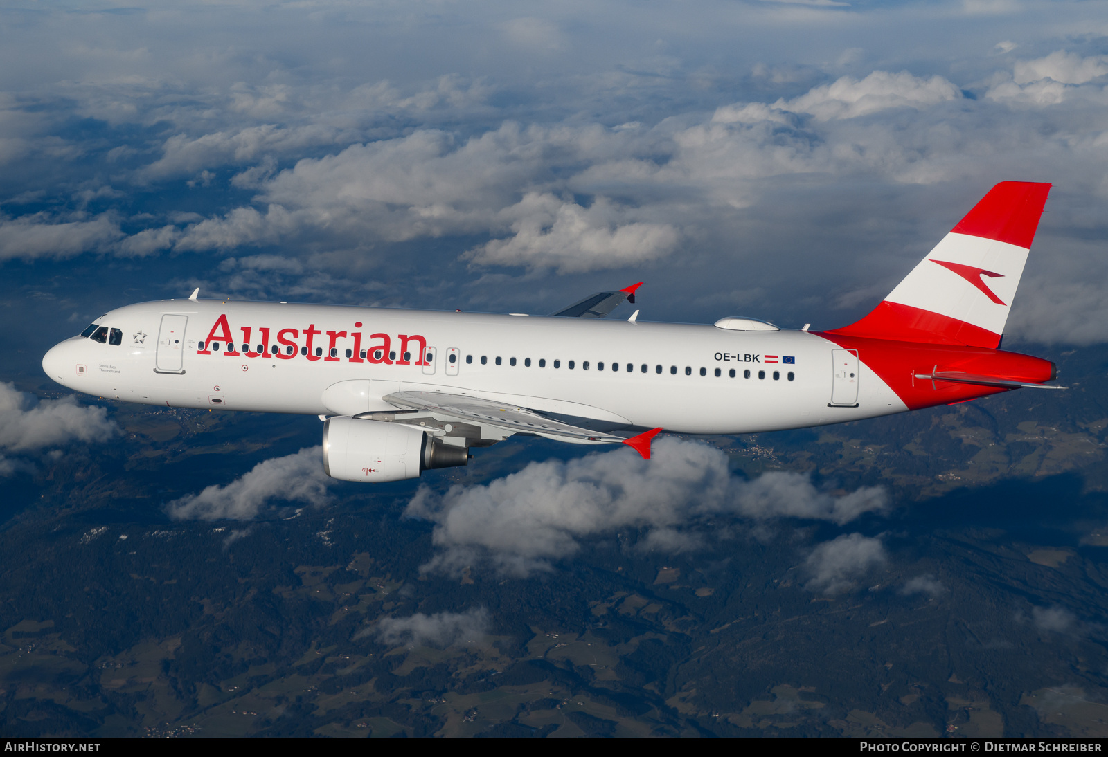 Aircraft Photo of OE-LBK | Airbus A320-214 | Austrian Airlines | AirHistory.net #845981