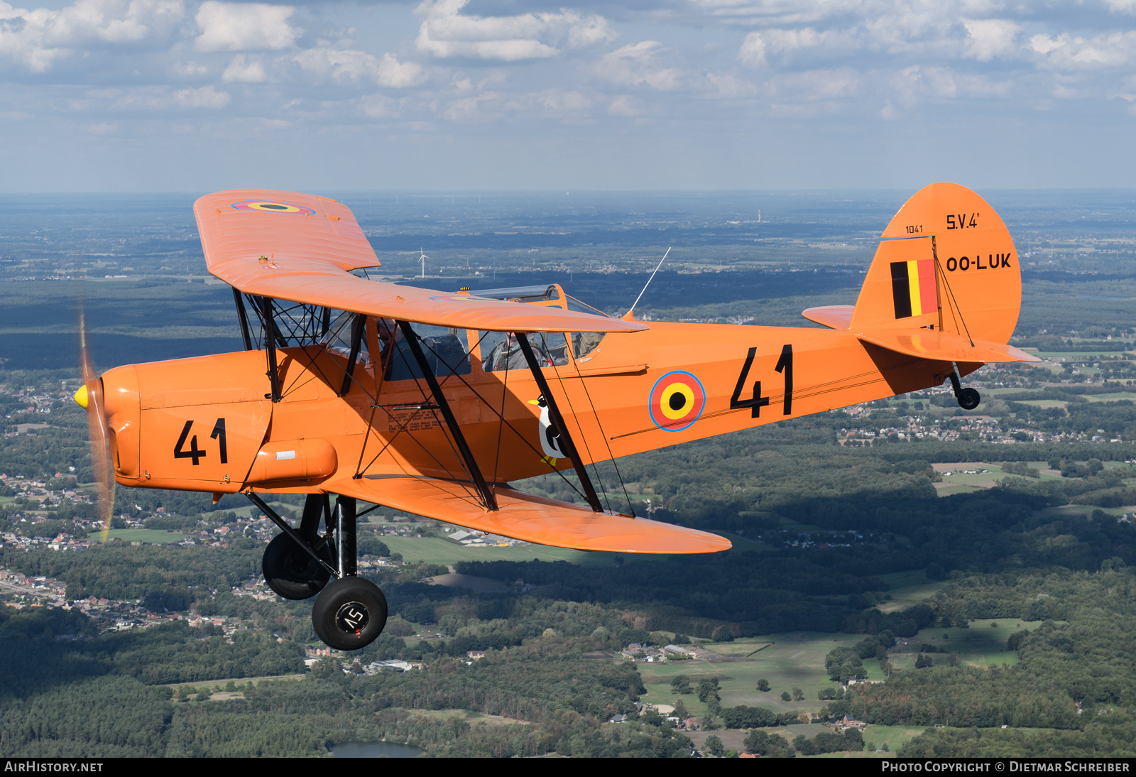 Aircraft Photo of OO-LUK / V-41 | Stampe-Vertongen SV-4B | Belgium - Air Force | AirHistory.net #845987