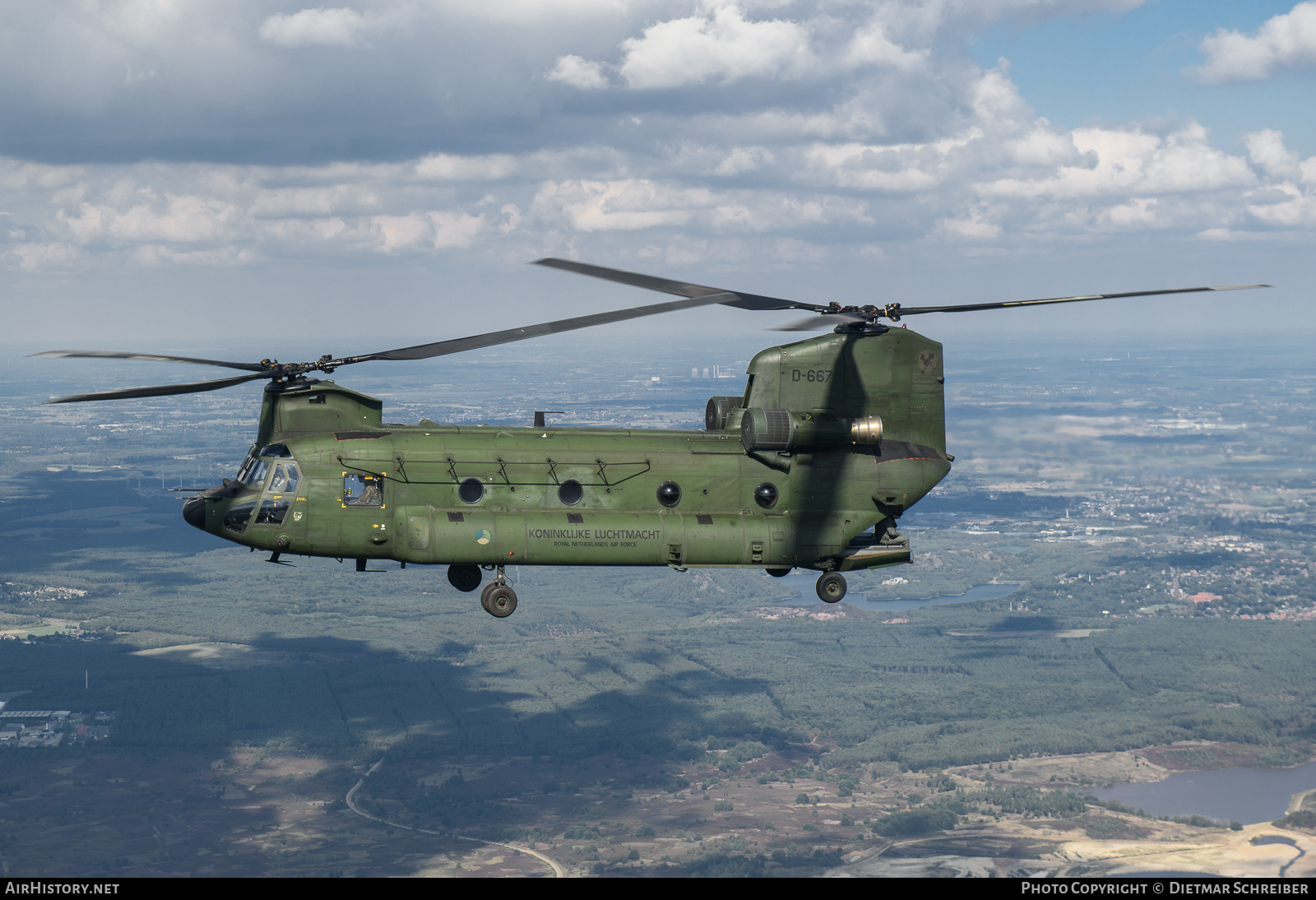 Aircraft Photo of D-667 | Boeing CH-47D Chinook (414) | Netherlands - Air Force | AirHistory.net #845988